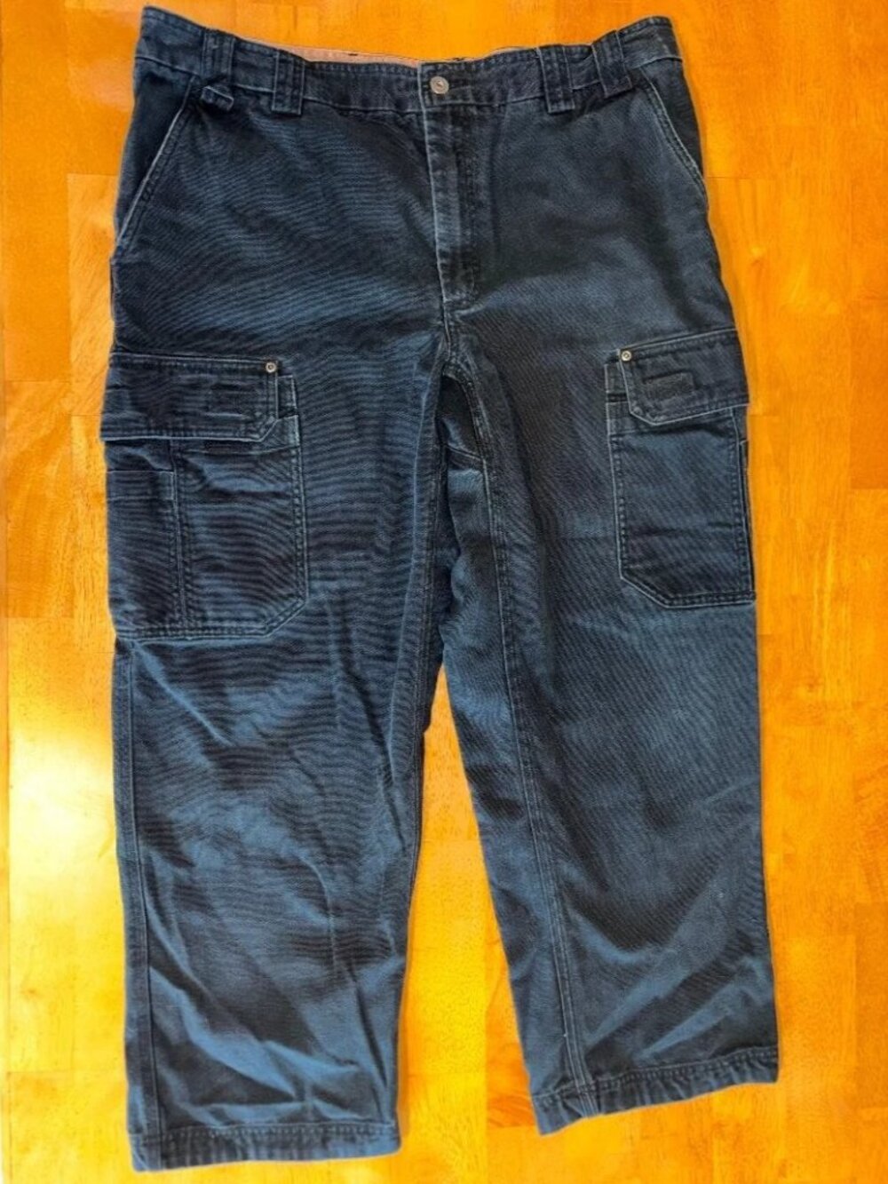 Duluth Trading Co Flex Fire Hose Cargo Pants Men’s 40x30 Black Work Utility